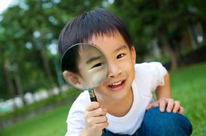 Kid playing